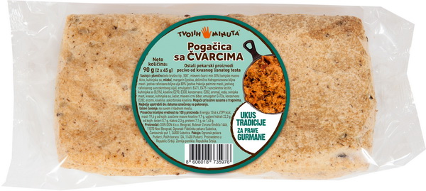 Tvojih 5 Minuta Pogacica sa cvarcima 2x45g