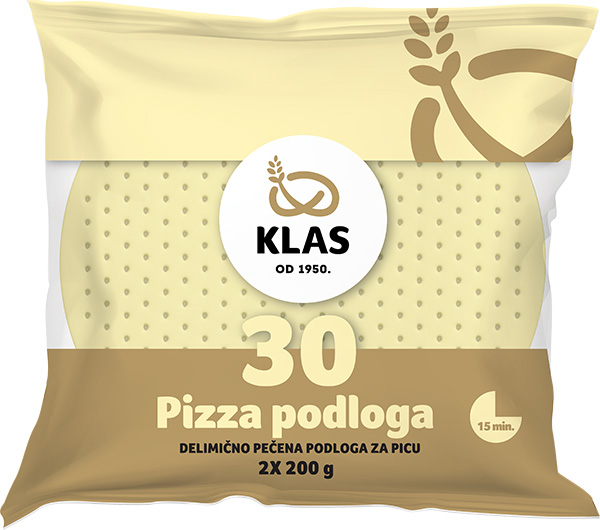Klas Podloga za picu 2x200 g