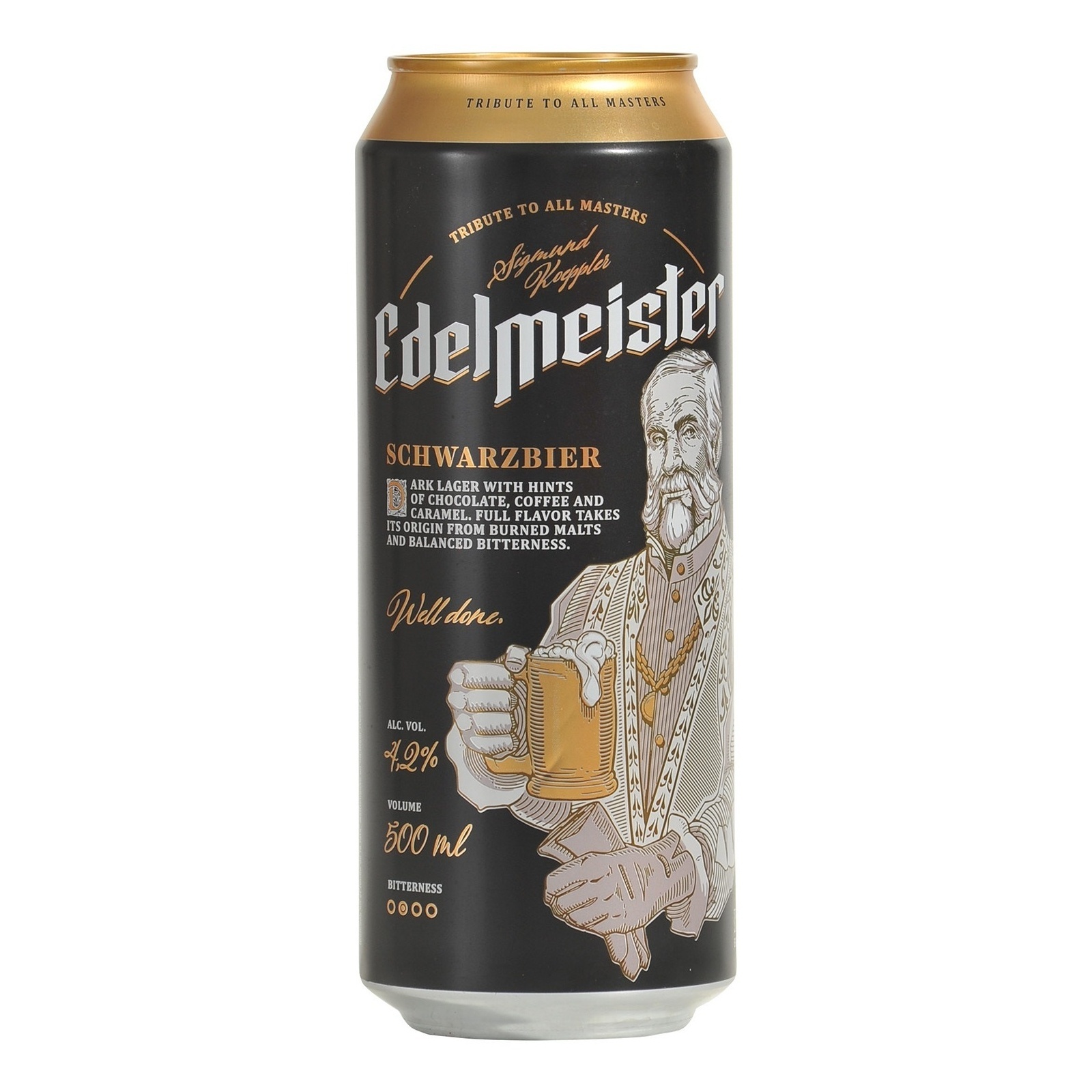 Edelmeister Tamno pivo limenka 500 ml